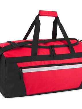 40 Liter, 22 Inch Reflective Duffle Bag with Shoulder Strap for Men, Women, Trav